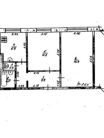 Продам 2-х комнатную квартиру в Краснопавловке