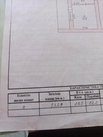 Продам 2-х кімнатну квартиру