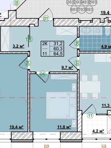 Є-відновлення! ЖК ЯDRO нова секція 2к квартира 64,5кв. Розтермінування ЖК ЯDRO