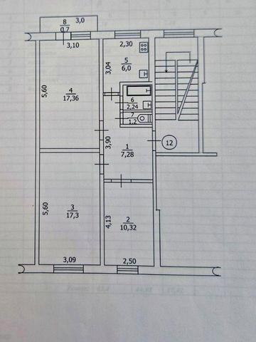 Продається велика 3-кімнатна квартира