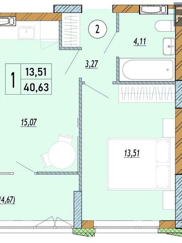 Без комісії. Квартира 41 м2 ЖК Нові Теремки Розтермінування. Тк ЖК Нові Теремки