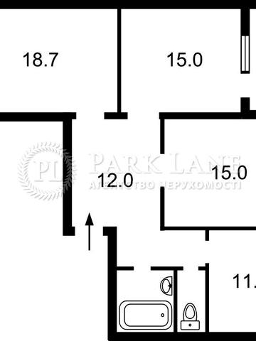 Гмирі 13, продам квартиу, Осокорки, Позняки,  830у.о за м. кв