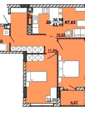 Продаж 2к Квартира Дубенська вулиця