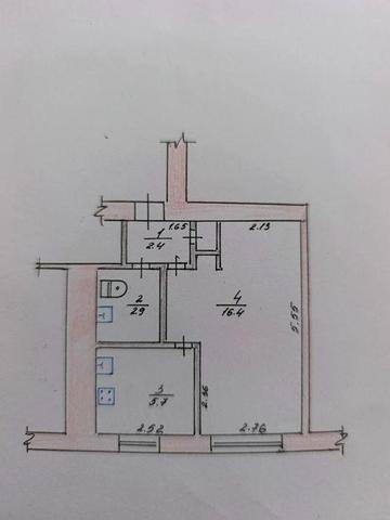 1-кімнатна квартира в центрі міста