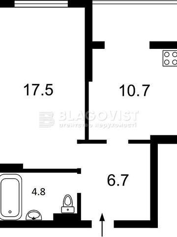 Актуальна! Голосіівський р-н, Феодосійська 1А, 1-к, Деміівська
