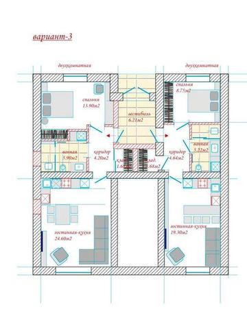 Дві двокімнатні квартири в Овручі