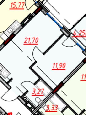 1-комнт. кварт с видом на МОРЕ в Пространство на Литературной 9-ст Б.Ф