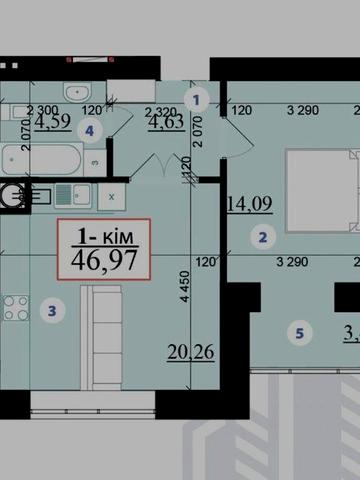 1-кім.кв. Липки-2,  49м2, 3пов. зданий будинок!