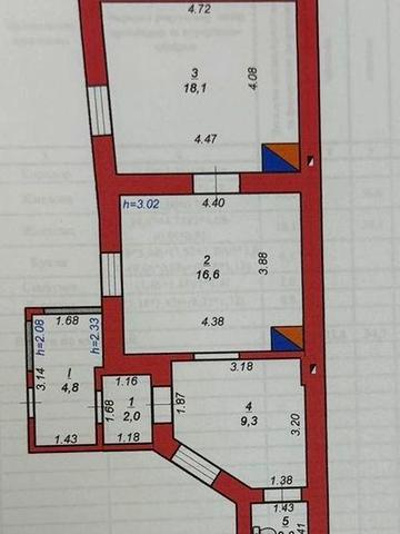 2-кімнатна квартира в центрі під ремонт