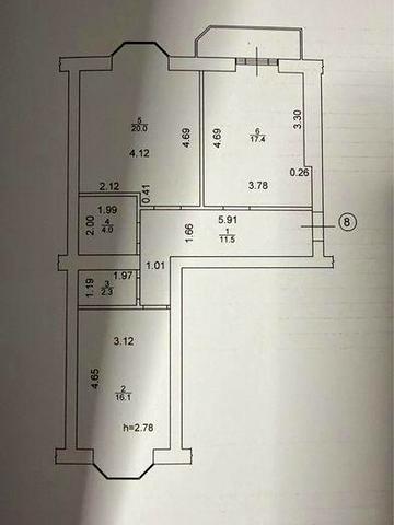 Продаж євро 3 к квартири 72,3 м2,з Газом , Ірпінь , ЖК Монако ЖК Монако