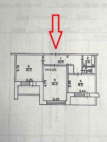Бальзака,77. Будинок з ОСББ. Квартира 60кв.м. після косметич. ремонту!