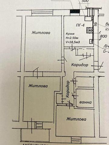 Продам 3-х кімнатну квартиру ЖК Район Баму