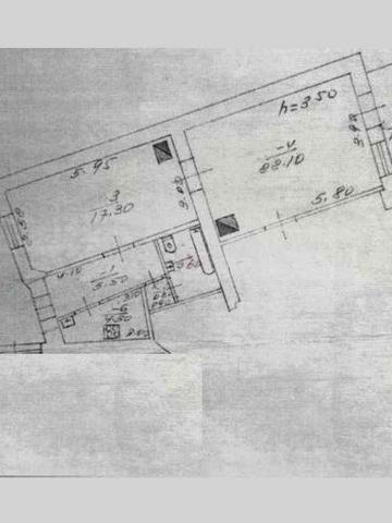Продаж 2-кімн квартира під ремонт 55/39/5м² вул Новий Світ 77999$ ТОРГ ЖК Будинок Юзефа Сассовера