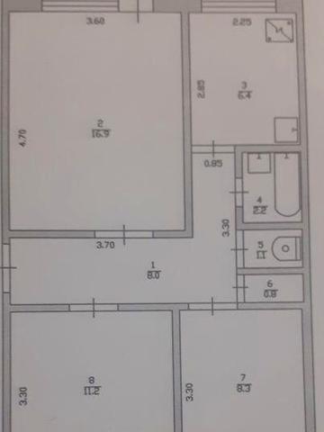 Продам 3хкомн квартиру по улице Европейская 18 , 2ой этаж.