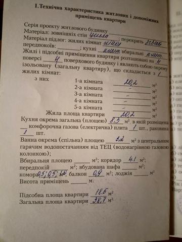 Продається однокімнатна квартира