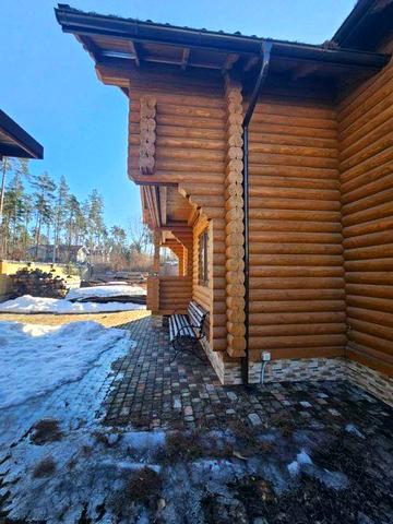 Будинок зі зрубу під розбір, смерека, 144 м², 2 поверхи