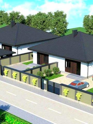 Будинок дуплекс "американка" 84 кв. м.