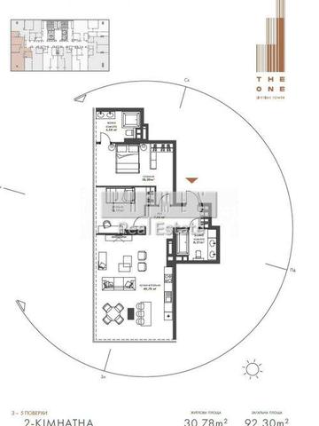 Продаж 2к квартири, ЖК The One, вул. Мечникова, 7б, Печерськ ЖК The One