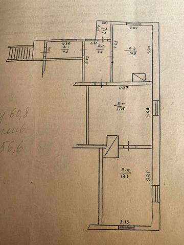 Продам 2 комнатную квартиру