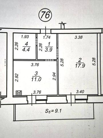 Продам 1 кімнатну квартиру