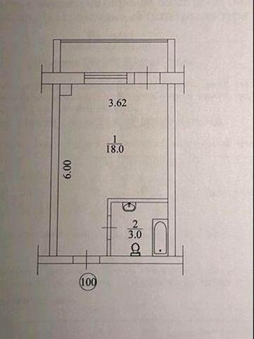 Продам 1 кімн квартиру Лісова 26