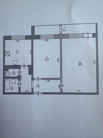 Продам 2-х кімнатну квартиру вул. Шевченка 5