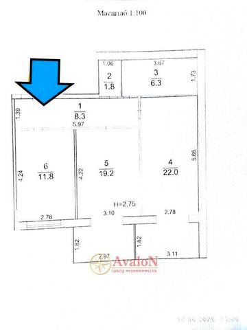 Продам 2-х к.квартиру 69м2, цегла газ. ДЕРЖПРОГРАМИ