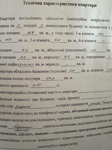 Продаж квартири в чудовій локація