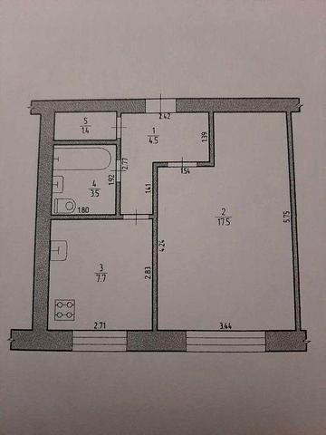 Обмін 1 кімн квартири на будинок