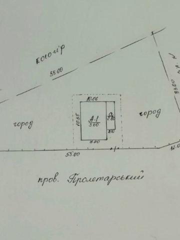 Продається земля і старий будинок Гадяч: в центрі міста стара хата і земельна ділянка, Миргородський район, Полтавська область