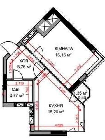 Найкраща  квартира 44500$ на Прорізній ЖК Прорізна