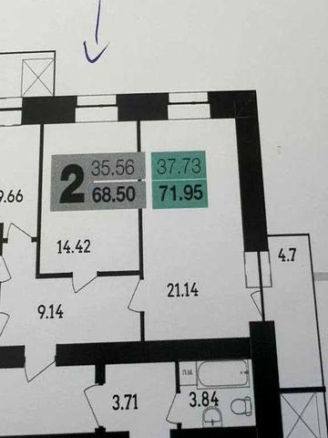 БЕЗ % АН продаж 2к в ЖК "Стандарт"| 69м²| 5 поверх| індивідуальне опалення ЖК Стандарт
