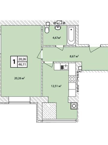 Остання квартира на 7му поверсі! ЖК Прага Голд