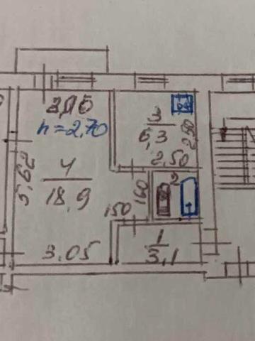 Продам 2-к квартиру м. Миронівка