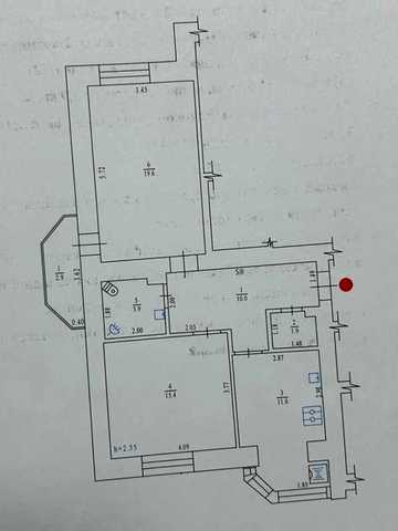 ‼️Центр‼️ 2к квартира, 67 м², цегляна новобудова на Симона Петлюри