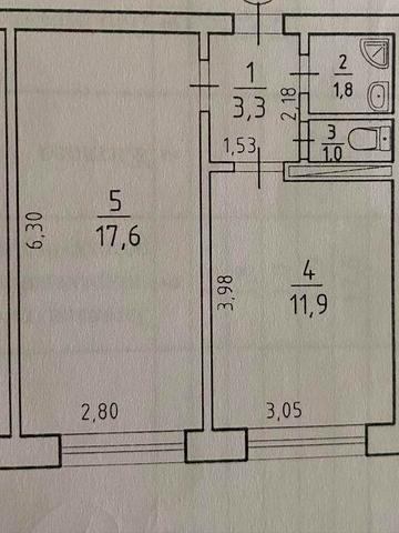 Продам 1-кімнатну квартиру в м. Нетішин