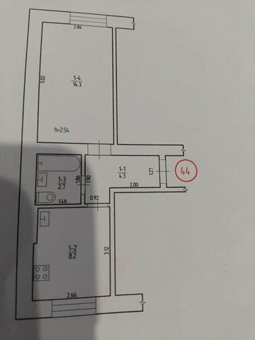 Продам 1к квартиру