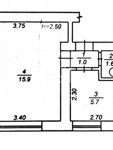 Продаж 1к Квартира Садова вулиця