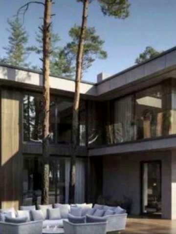 Сучасна резиденція в сосновому лісі | 550 м² | тераси 150 м² | приватне містечко