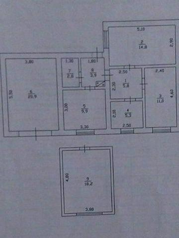 Терміново продам 4 кімнатну квартиру в м. Кодима.