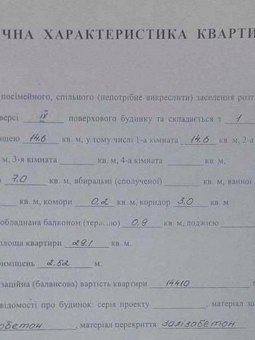 Продається 1-кімнатна квартира