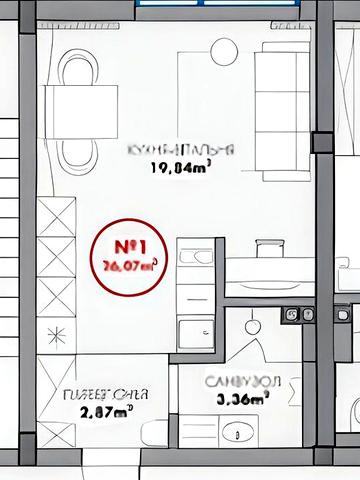 Квартира в уникальном Арт парке , Авангард ЖК арт парк