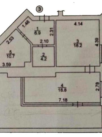 Продаж квартири з видовою терасою  Крюківщина