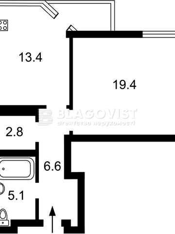 Продаж квартири Новий будинок  Ремонт 1-кімн  вул.Верховинна,   Метро Святошино М.Житомирська ЖК Новий ЖК 2002 року