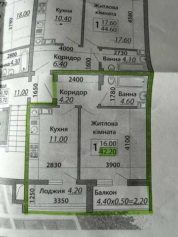 Продам 1 кімн новобудову, вул.Руська