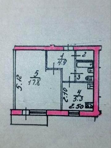 Продам 1-кімнатну квартиру