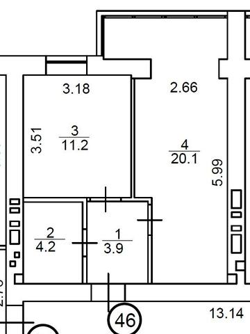 ЖК АТМОСФЕРА, євродвушка ЖК АТМОСФЕРА