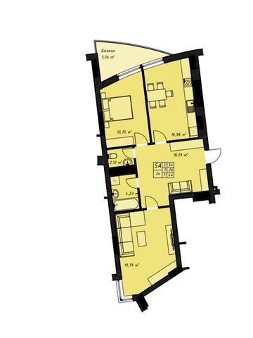 Продаж 2 кімнатна квартира на ВИПЛАТУ  ЖК Amber Park -10% для військових  вул. Данила Галицького ЖК Amber Park