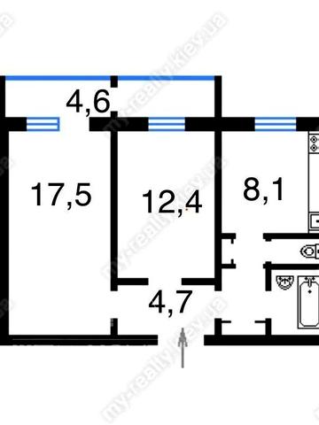 Продаж квартири 2к Радунська, 42/10 Київ