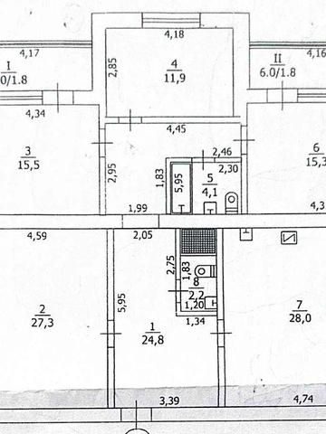 Продам 4-ну квартира пропект Івасюка 14г